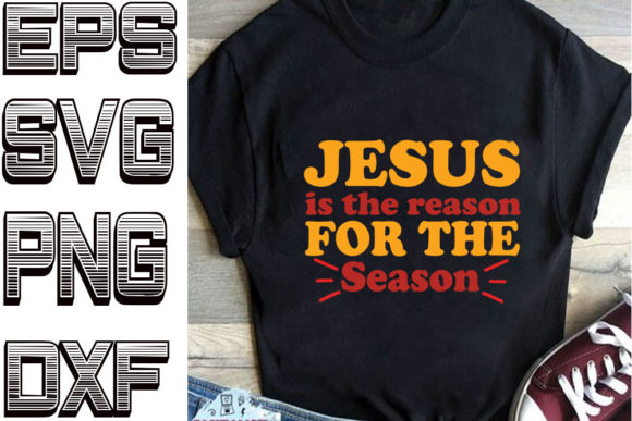 Christmas SVG Design: Jesus Is the Reason for the Season