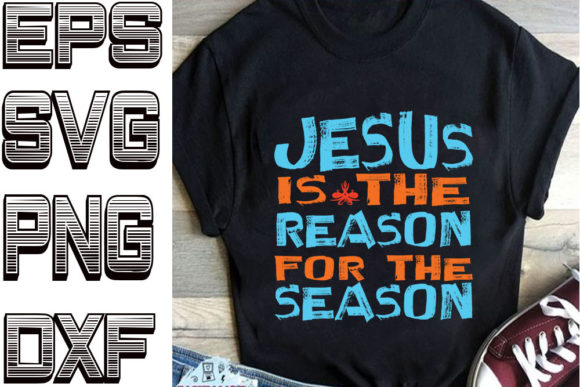 Christmas SVG Design: Jesus Is the Reason for the Season in Digital Crafting