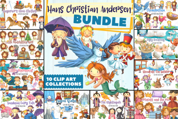 Classic Fairy Tale Clip Art Bundle for Modern Design Projects