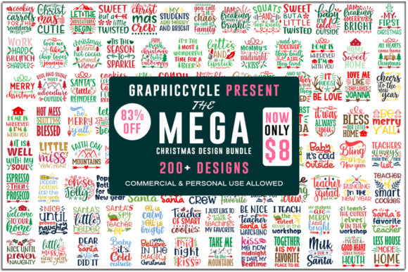 Elevate Your Holiday Creations with The Mega Christmas SVG Design Bundle