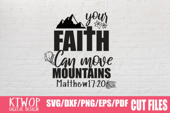 Faith Can Move Mountains in Visual Design