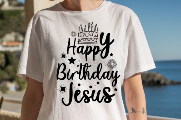 Happy Birthday Jesus Christmas T-Shirt