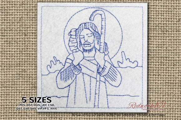 Jesus with Sheep Redwork Design: A Strategic Look at Its Creative and Commercial Value